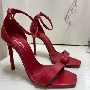 Saint Laurent Bold Red Heels